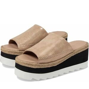 New In Box Womens Free People Santorini Espadrille Sandle - Rose Gold Size 8.5